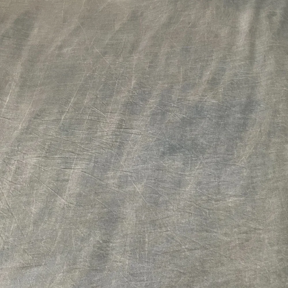 Anthropologie Embroidered Linen Blend Duvet Cover